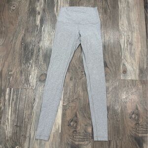 NWOT Lululemon grey high waisted leggings